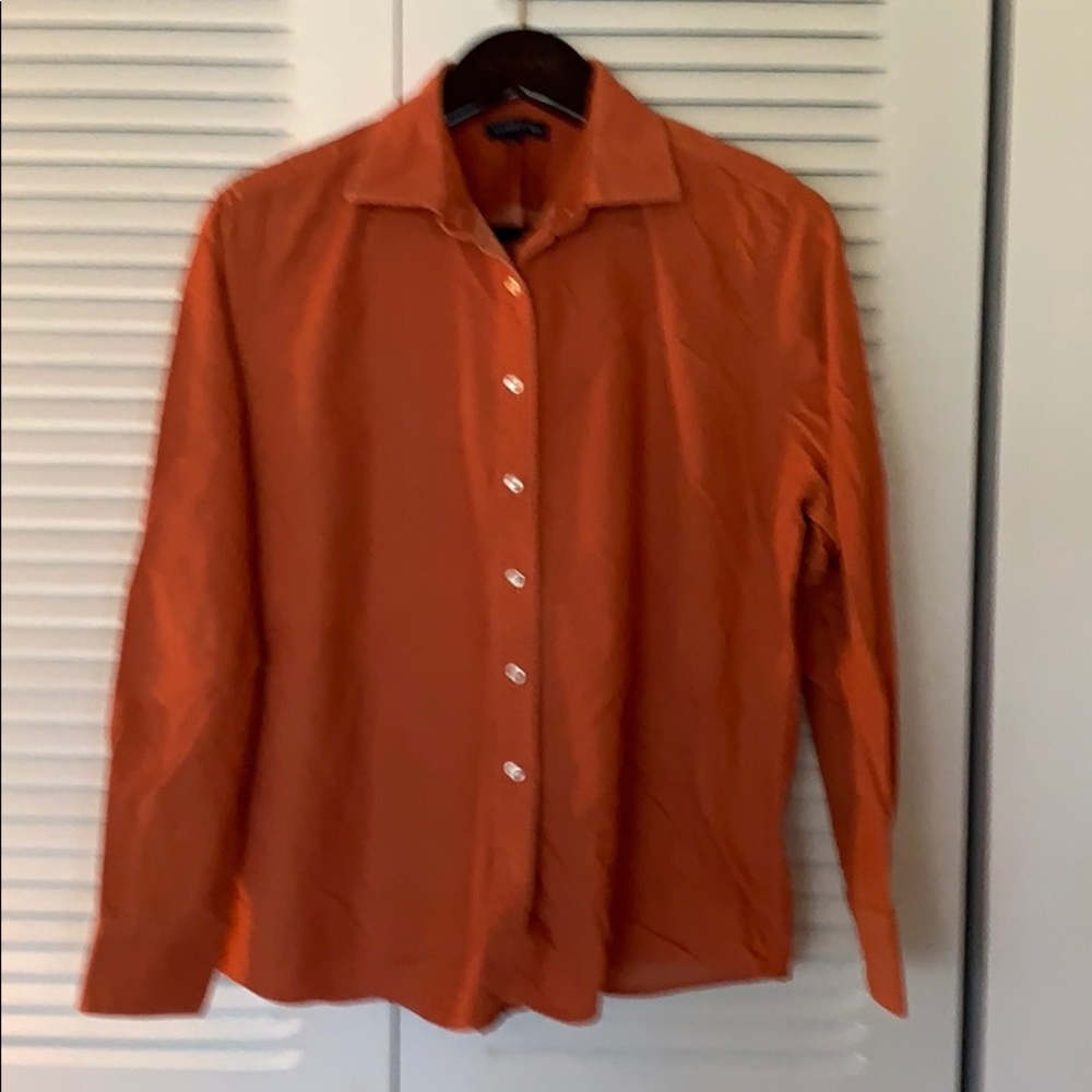 Lands End corduroy long sleeve shirt